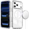 Transparent Crystal Edge Bumper Case with MagSafe for iPhone 18 Pro and iPhone 17 Pro - White