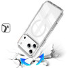 Transparent Crystal Edge Bumper Case with MagSafe for iPhone 18 Pro and iPhone 17 Pro - White