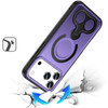 MagSafe Armor Stand Case with Double Finger Ring Holder for iPhone 18 Pro and iPhone 17 Pro - Purple