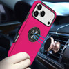 360 Rotating Ring Grip Hybrid Case for iPhone 18 Pro and iPhone 17 Pro - Hot Pink