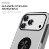360 Rotating Ring Grip Hybrid Case for iPhone 18 Pro and iPhone 17 Pro - Silver