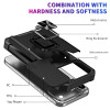 Military Grade All-In-One Ring Stand Card Case for iPhone 18 Pro and iPhone 17 Pro - Black
