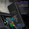 Military Grade All-In-One Ring Stand Card Case for iPhone 18 Pro and iPhone 17 Pro - Black
