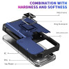Military Grade All-In-One Ring Stand Card Case for iPhone 18 Pro and iPhone 17 Pro - Blue