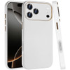 Soft Touch Dual-Layer Hybrid Case for iPhone 18 Pro and iPhone 17 Pro - White