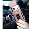 Combat Tough Series Ring Holder Case with Camera Lens Cover for iPhone 18 Pro and iPhone 17 Pro - Rose Gold