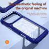 Military Grade Tough Shield Snap-on Transparent Case for iPhone 18 Pro and iPhone 17 Pro - Blue