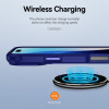 Military Grade Tough Shield Snap-on Transparent Case for iPhone 18 Pro and iPhone 17 Pro - Blue