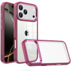 Optical Grade Acrylic Transparent Case for iPhone 18 Pro and iPhone 17 Pro - Burgundy