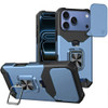 Military Grade All-In-One Ring Stand Card Case for iPhone 18 Pro and iPhone 17 Pro - Light Blue