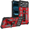 Military Grade Tough Ultra Rugged Hybrid Case with Kickstand for iPhone 18 Pro and iPhone 17 Pro - Red