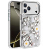 Luxurious Bling 3D Crystal Diamond Case for iPhone 18 Pro and iPhone 17 Pro - Clear