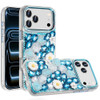 Luxurious Bling 3D Crystal Diamond Case for iPhone 18 Pro and iPhone 17 Pro - Blue