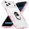 Military Grade TUFF Shockproof Hybrid Armor Case with Ring Grip for iPhone 18 Pro and iPhone 17 Pro - White