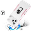 Military Grade TUFF Shockproof Hybrid Armor Case with Ring Grip for iPhone 18 Pro and iPhone 17 Pro - White