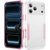 Military Grade TUFF Shockproof Hybrid Armor Case for iPhone 18 Pro and iPhone 17 Pro - White