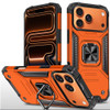 Military Grade Robust Series Hybrid Case with Ring Grip for iPhone 18 Pro and iPhone 17 Pro - Cosmic Orange