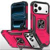 Military Grade Robust Series Hybrid Case with Ring Grip for iPhone 18 Pro and iPhone 17 Pro - Hot Pink