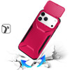 Combat Tough Series Hybrid Case with Camera Lens Cover for iPhone 18 Pro and iPhone 17 Pro - Hot Pink