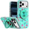 Circular Series Hybrid Case with Rotating Ring Stand for iPhone 18 Pro and iPhone 17 Pro - Happy Bees