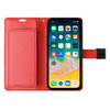 Extra Series Essential Leather Wallet Stand Case for iPhone 18 Pro and iPhone 17 Pro - Red