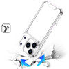 Shockproof Fusion Shield Tough Snap-on Case for iPhone 18 Pro and iPhone 17 Pro - Clear