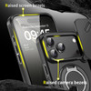 Dual Layer Magnetic Ring Case with Rotating Stand and Privacy Camera Cover for iPhone 18 Pro Max and iPhone 17 Pro Max - Black