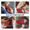 Military Grade TUFF MagSafe Case with Rotating Ring Stand for iPhone 18 Pro Max and iPhone 17 Pro Max - Red