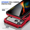 Military Grade TUFF MagSafe Case with Rotating Ring Stand for iPhone 18 Pro Max and iPhone 17 Pro Max - Red
