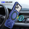 Military Grade TUFF MagSafe Case with Rotating Ring Stand for iPhone 18 Pro and iPhone 17 Pro - Blue