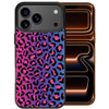 Sublimation Printing Designer Series Case for iPhone 18 Pro Max and iPhone 17 Pro Max - Leopard Pink Purple Blue
