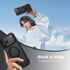 Shade Series MagSafe Case with Kickstand Ring Holder for iPhone 18 Pro Max and iPhone 17 Pro Max - Black