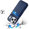 Flap Leather Wallet Fusion Case for iPhone 18 Pro Max and iPhone 17 Pro Max - Blue