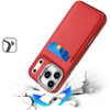 Flap Leather Wallet Fusion Case for iPhone 18 Pro Max and iPhone 17 Pro Max - Red