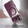 MagSafe Magnetic Crystal Case for iPhone 18 Pro and iPhone 17 Pro - Burgundy