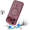Perfect Crystal Clear MagSafe Case for iPhone 18 Pro and iPhone 17 Pro - Dark Cherry