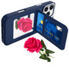 Flap Leather Wallet Fusion Case for iPhone 18 Pro and iPhone 17 Pro - Blue