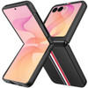 Carbon Fiber Series Protective Cover for Samsung Galaxy Z Flip 8 - Black