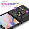 Ring Grip Hybrid Case for Samsung Galaxy Z Flip 8 - Black