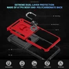 Ring Grip Hybrid Case for Samsung Galaxy Z Flip 8 - Red