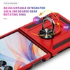 Ring Grip Hybrid Case for Samsung Galaxy Z Flip 8 - Red