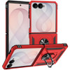 Ring Grip Hybrid Case for Samsung Galaxy Z Flip 8 - Red