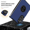 360 Rotating Ring Grip Hybrid Case for Samsung Galaxy Z Fold 8 - Blue