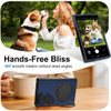 Tough Shield Hybrid Case with Magnetic Ring Holder and Camera Lens Cover for Samsung Galaxy Z Fold 8 - Blue