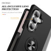 360 Rotating Ring Grip Hybrid Case for Samsung Galaxy Z Fold 8 Ultra - Black