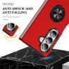 360 Rotating Ring Grip Hybrid Case for Samsung Galaxy Z Fold 8 Ultra - Red