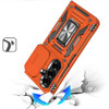 Military Grade Ring Holder Case with Camera Lens Cover for Samsung Galaxy Z Fold 8 Ultra - Cosmic Orange