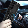 Military Grade Ring Grip Hybrid Case for Samsung Galaxy Z Fold 8 Ultra - Black
