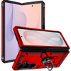 Military Grade Ring Grip Hybrid Case for Samsung Galaxy Z Fold 8 Ultra - Red