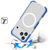 MagSafe Transparent Protective Bumper Case for iPhone 18 Pro Max and iPhone 17 Pro Max - Blue